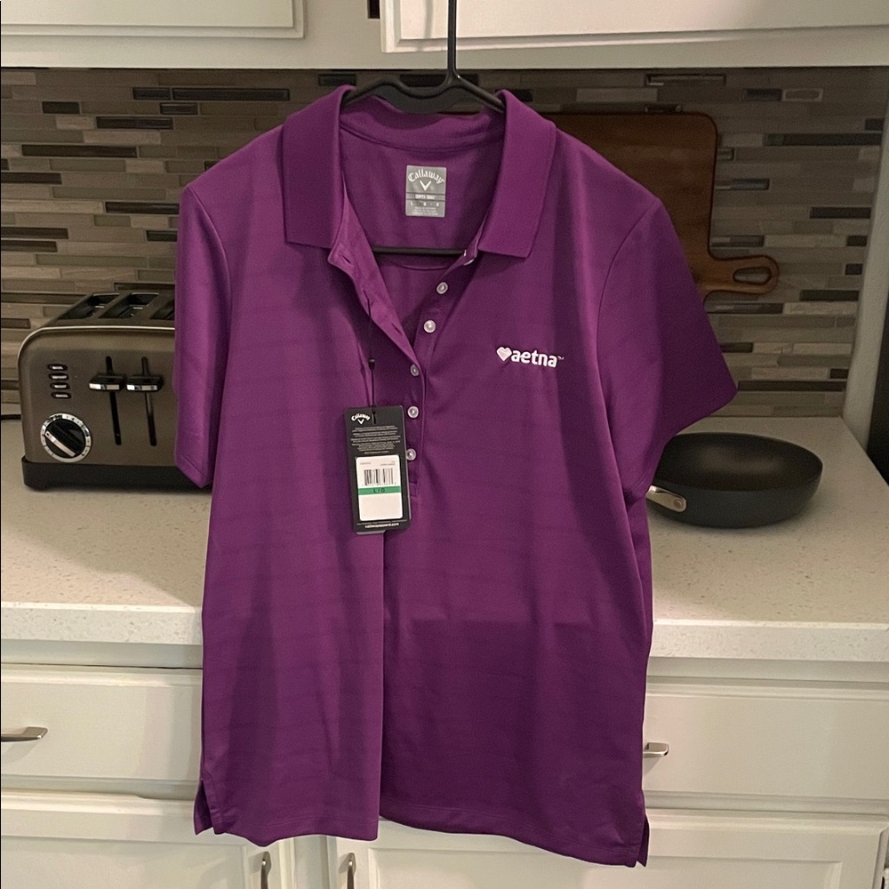 Callaway Purple Women's Button Down Shirt